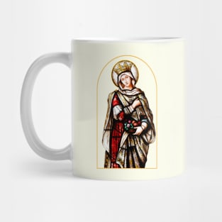 Saint Elizabeth of Hungary Stained Glass Window Mug